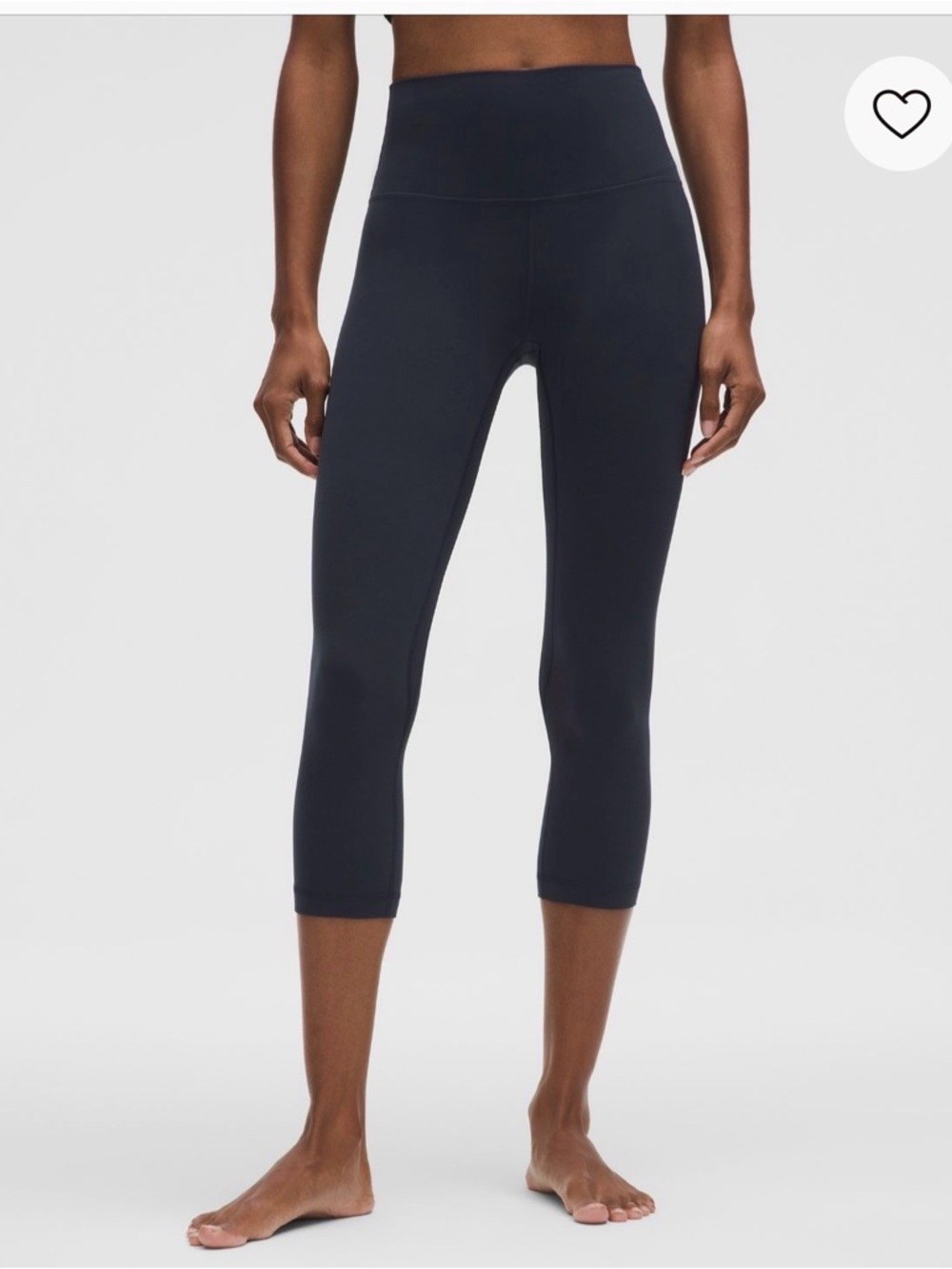 Lululemon align high rise black crop legging